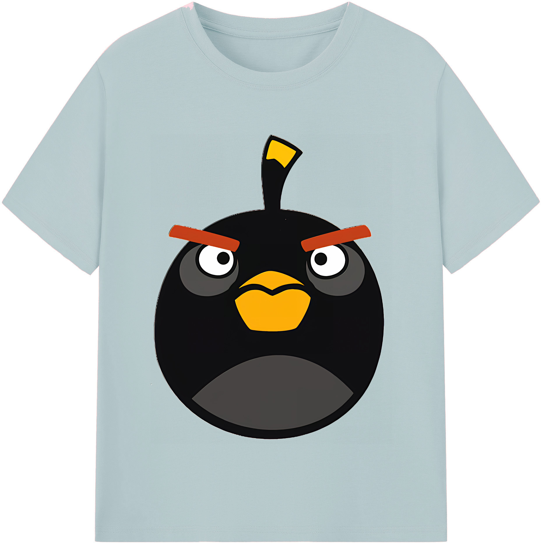 （画像用） Angry Birds アングリーバード 綿100％半袖Tシャツ（フロントプリント）